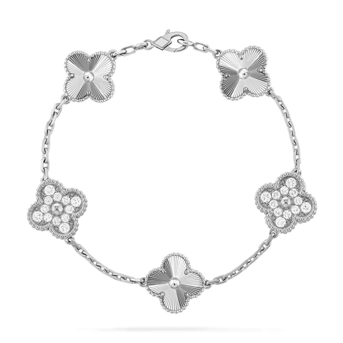 [Lora] CLOVER 5 MOTIF LASER BRACELET COLLECTION