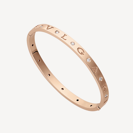 [LORA]ZERO 1 PINK GOLD 12 DIAMONDS BRACELET