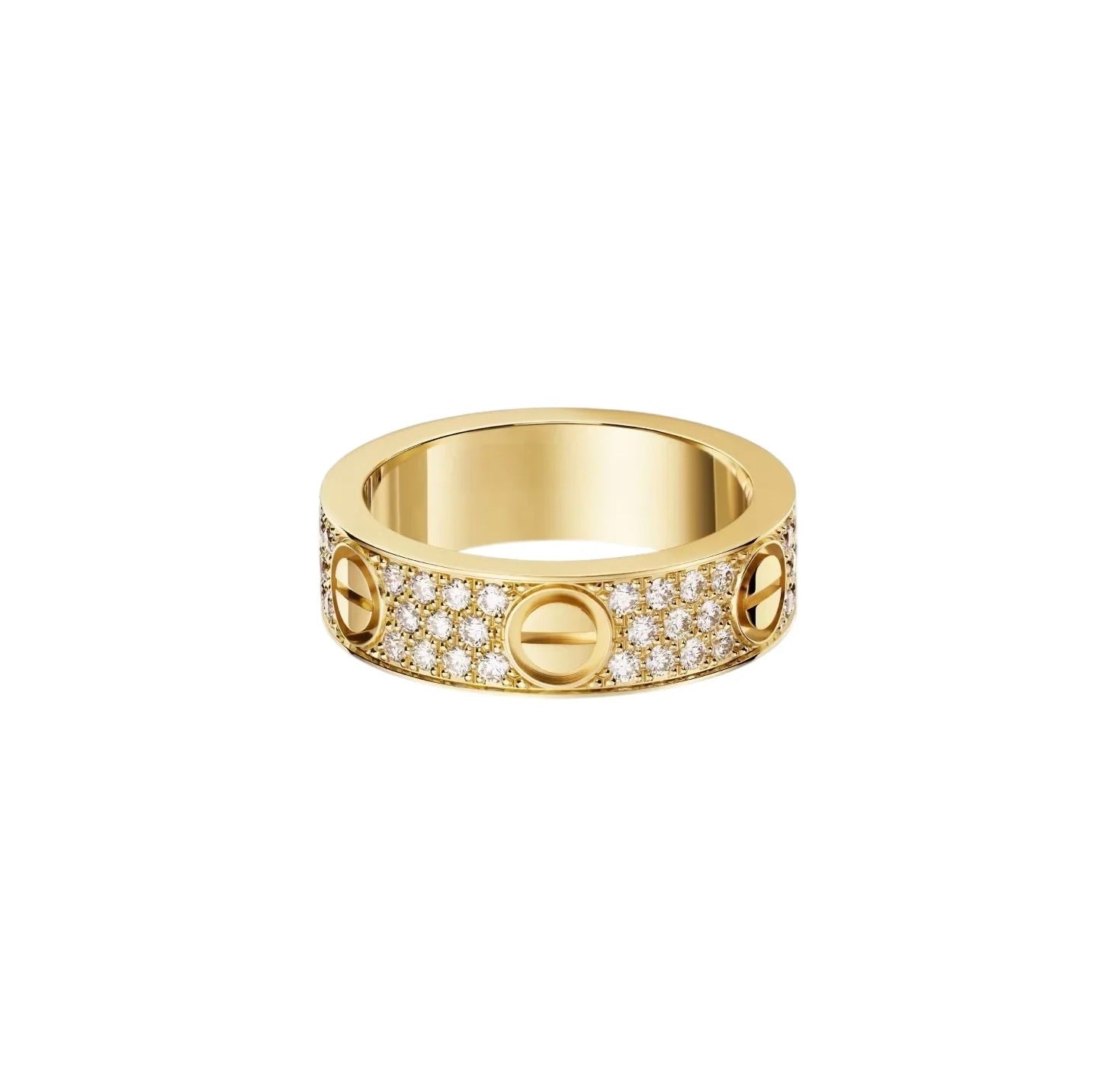 [LORA] LOVE RING 5.5MM DIAMONDS PAVED