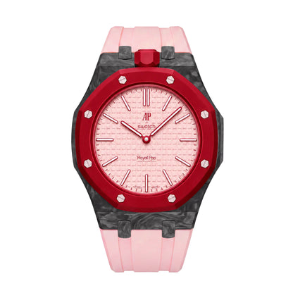 Royal Oak Pop Exclusive Carbon‑fiber Case & Silicone Strap