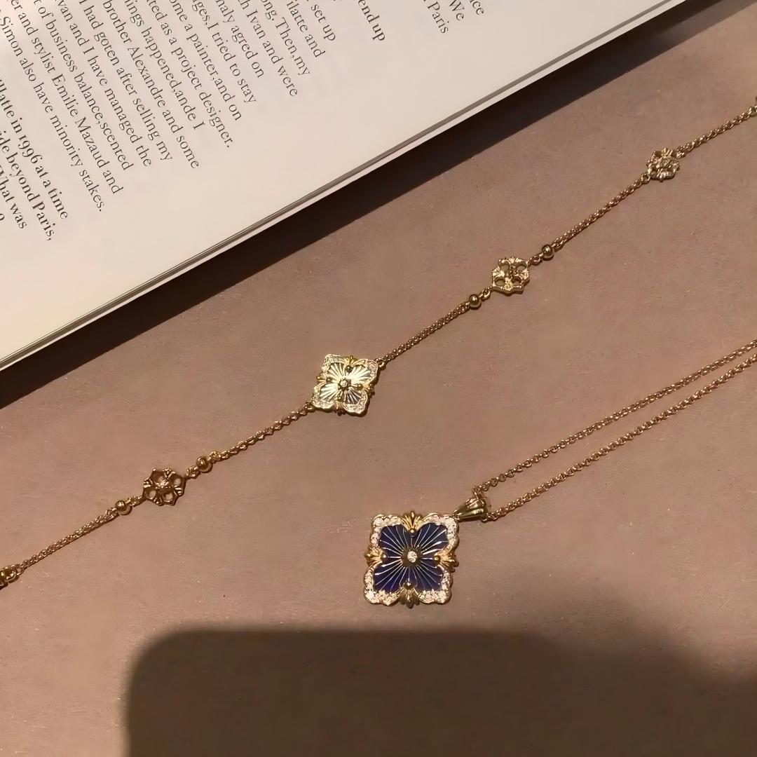 [Lora JEWELRY] OPERA TULLE ENAMEL BRACELET