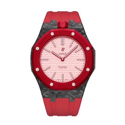 Royal Oak Pop Exclusive Carbon‑fiber Case & Silicone Strap