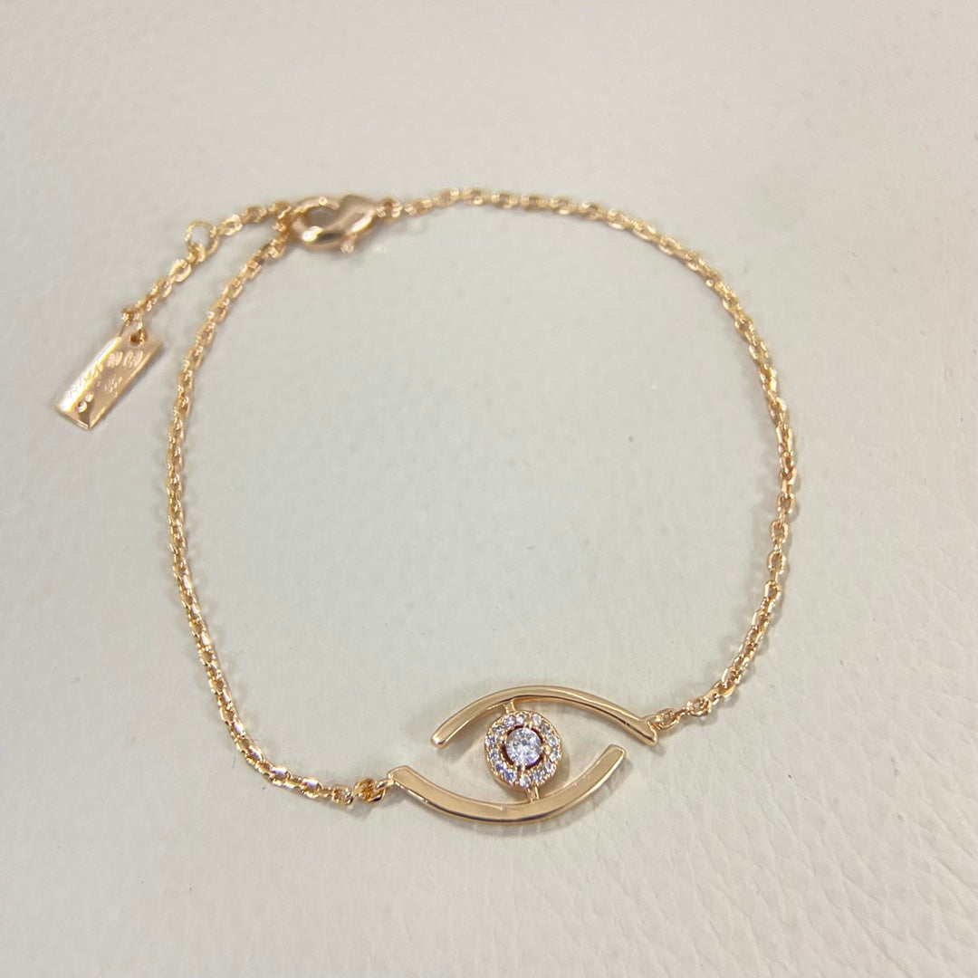 [LORA] Lucky Eye Pave-Set Diamond Bracelet