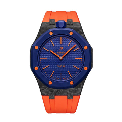 Royal Oak Pop Exclusive Carbon‑fiber Case & Silicone Strap