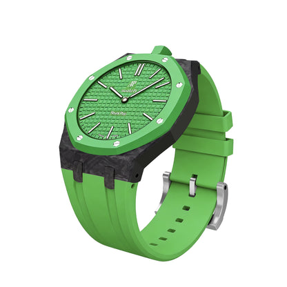 Royal Oak Pop Exclusive Carbon‑fiber Case & Silicone Strap