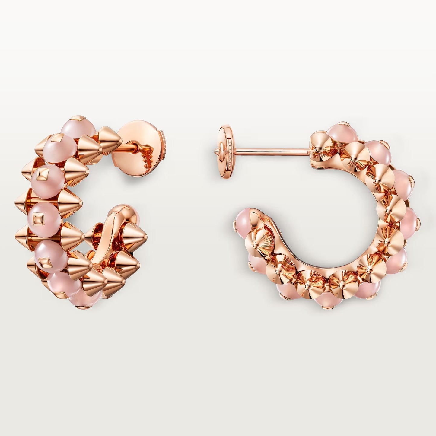 [LORA] CLASH 7.9MM AGATE CHALCEDONY EARRINGS