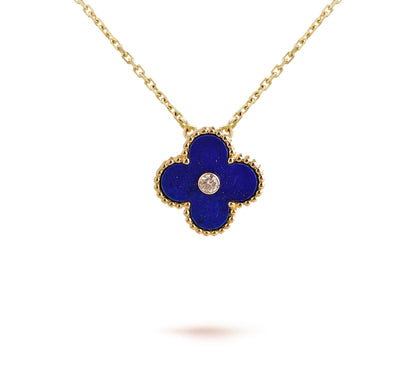 [Lora]CLOVER 15MM CHRISTMAS LIMITED EDITION SINGLE FLOWER NECKLACE