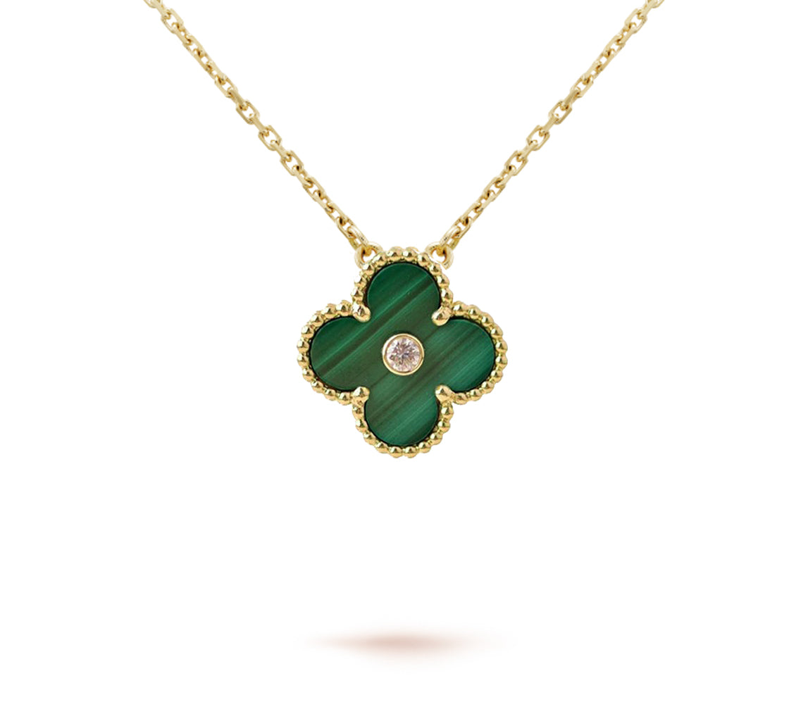 [Lora]CLOVER 15MM CHRISTMAS LIMITED EDITION SINGLE FLOWER NECKLACE