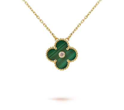 [Lora]CLOVER 15MM CHRISTMAS LIMITED EDITION SINGLE FLOWER NECKLACE