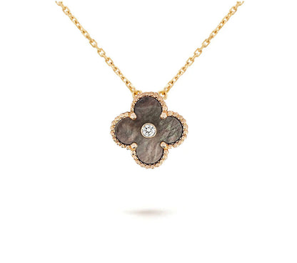 [Lora]CLOVER 15MM CHRISTMAS LIMITED EDITION SINGLE FLOWER NECKLACE