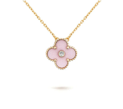 [Lora]CLOVER 15MM CHRISTMAS LIMITED EDITION SINGLE FLOWER NECKLACE