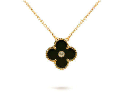 [Lora]CLOVER 15MM CHRISTMAS LIMITED EDITION SINGLE FLOWER NECKLACE