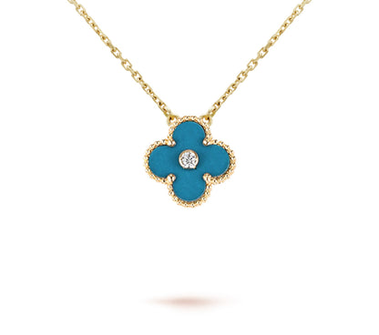 [Lora]CLOVER 15MM CHRISTMAS LIMITED EDITION SINGLE FLOWER NECKLACE
