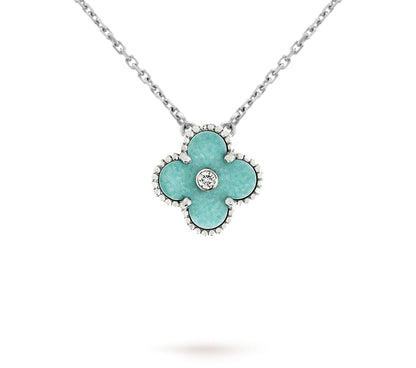 [Lora]CLOVER 15MM CHRISTMAS LIMITED EDITION SINGLE FLOWER NECKLACE