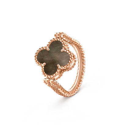 [Lora]CLOVER RIVERSIBLE RING ROSE GOLD COLLECTION