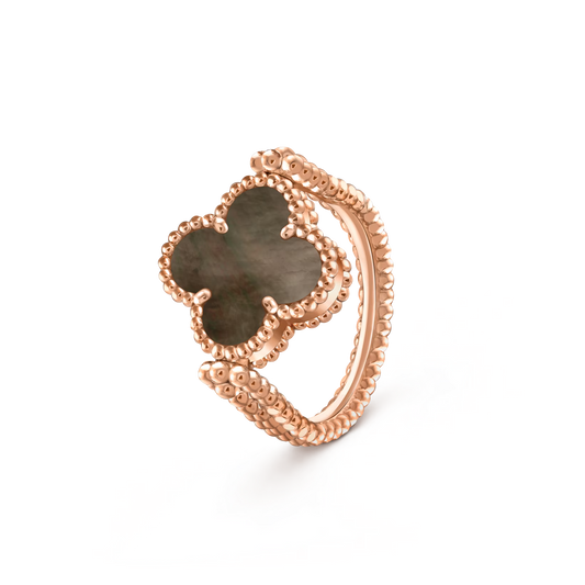 [Lora]CLOVER RIVERSIBLE RING ROSE GOLD COLLECTION