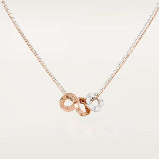 [Lora] LOVE 6 DIAMOND PENDANT NECKLACE