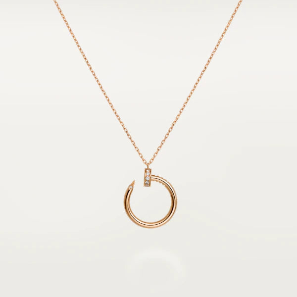 [LORA]JUSTE NECKLACE PINK GOLD