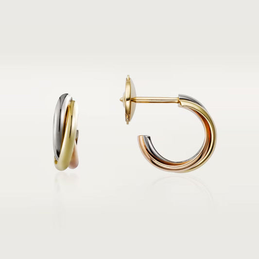 [Lora] TRINITY ON DIAMOND MINI EARRINGS