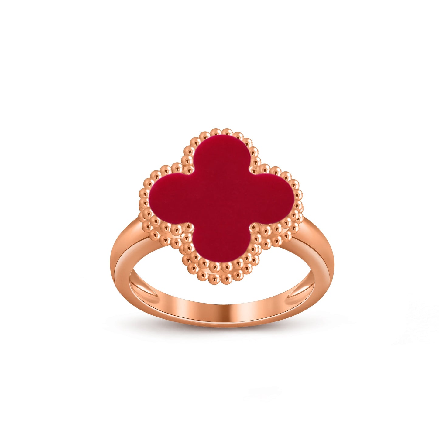 [Lora]CLOVER RING ROSE GOLD COLLECTION