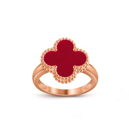 [Lora]CLOVER RING ROSE GOLD COLLECTION