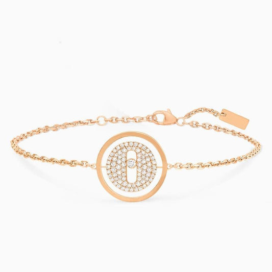 [LORA] LUCKY MOVE DIAMOND PAVED BRACELET