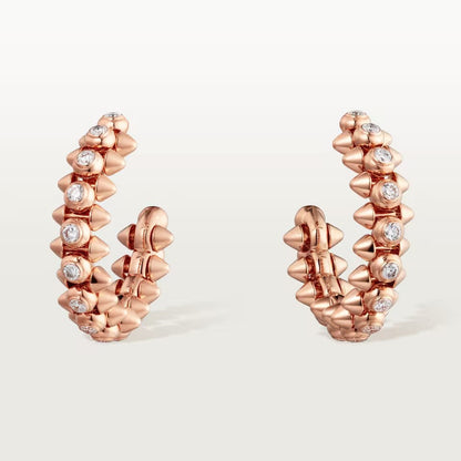 [LORA] CLASH FULL DIAMOND MEDIUM EARRINGS
