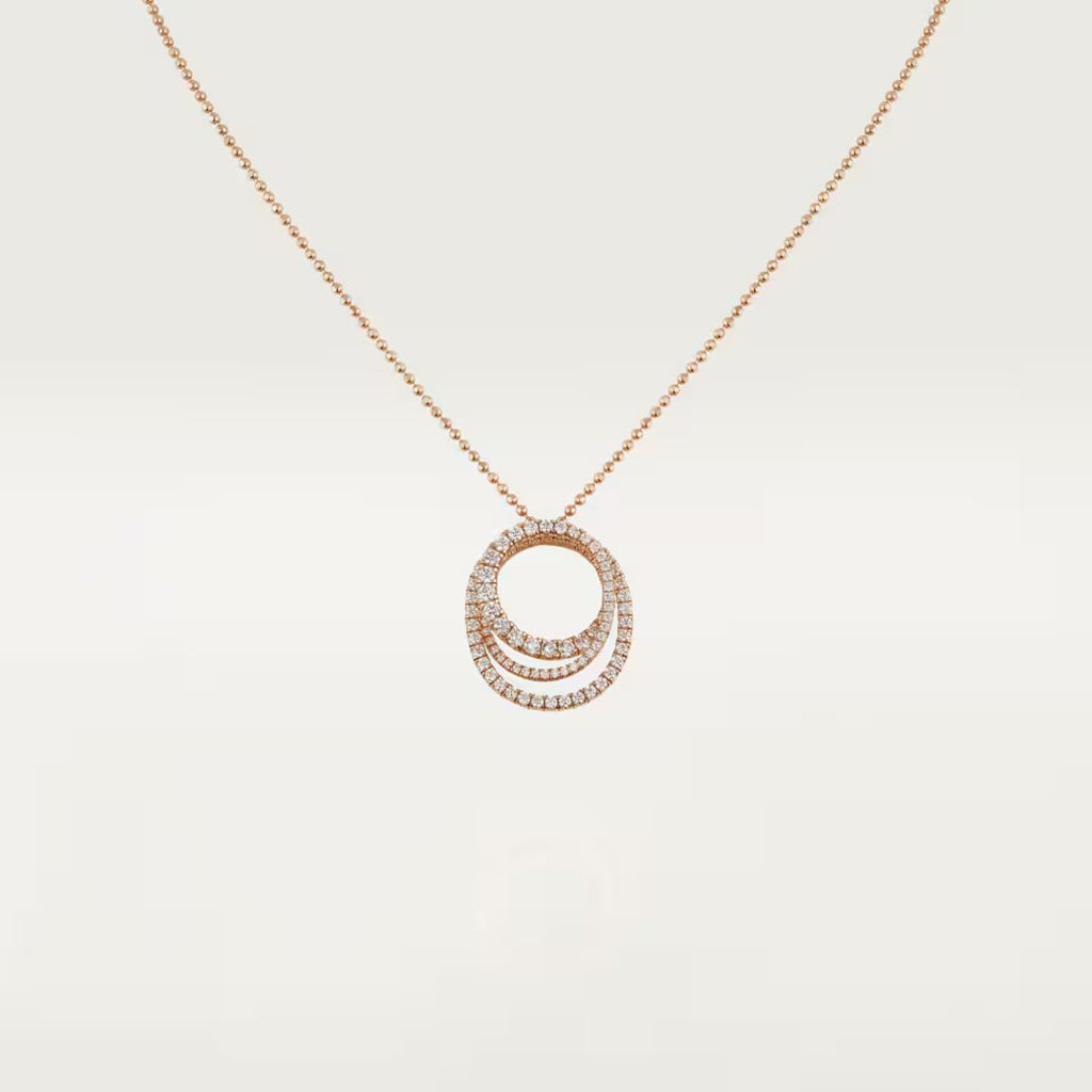 [Lora] ETINCELLE  FULL DIAMOND NECKLACE