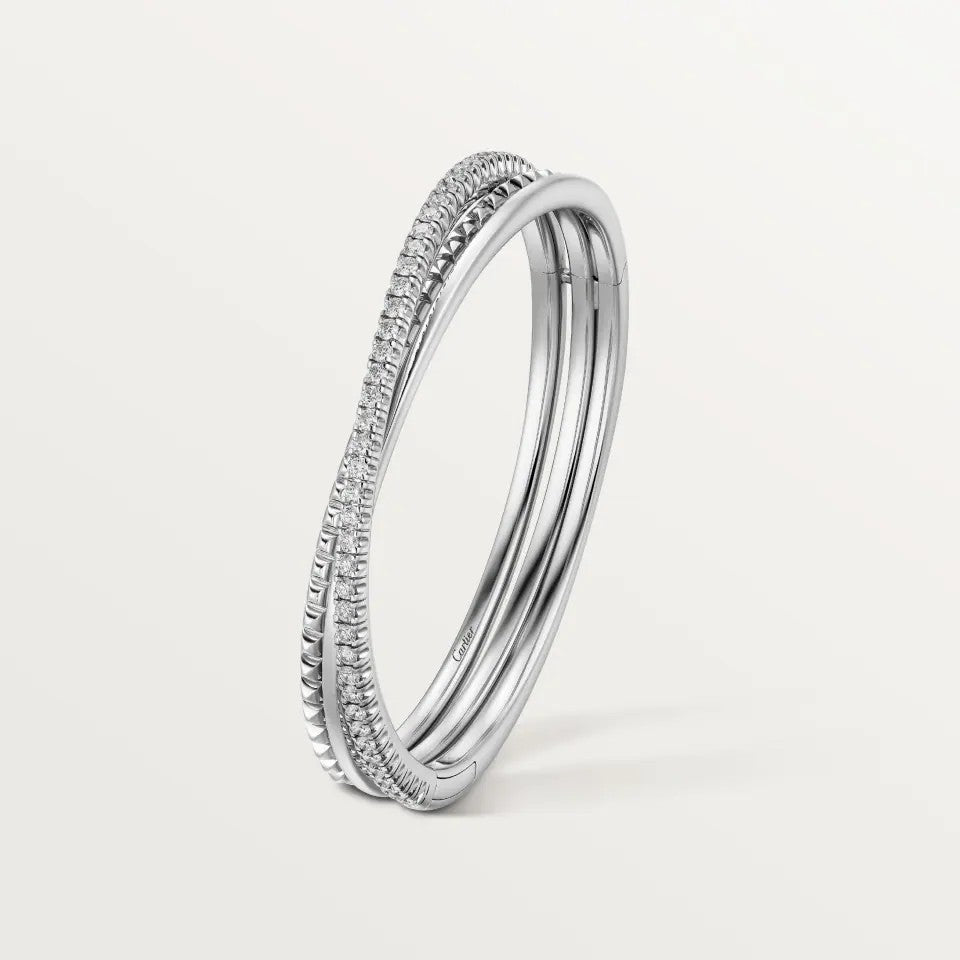 [LORA] ETINCELLE HALF-PAVED DIAMOND BRACELET