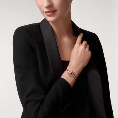 [LORA] JUSTE BRACELET 3.5MM DOUBLE ROW DIAMOND