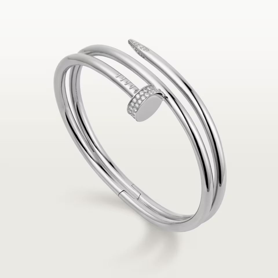 [LORA] JUSTE BRACELET 3.5MM DOUBLE ROW DIAMOND