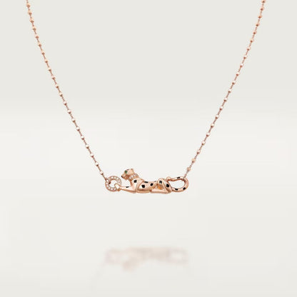 [LORA] PANTHERE FULL DIAMOND NECKLACE