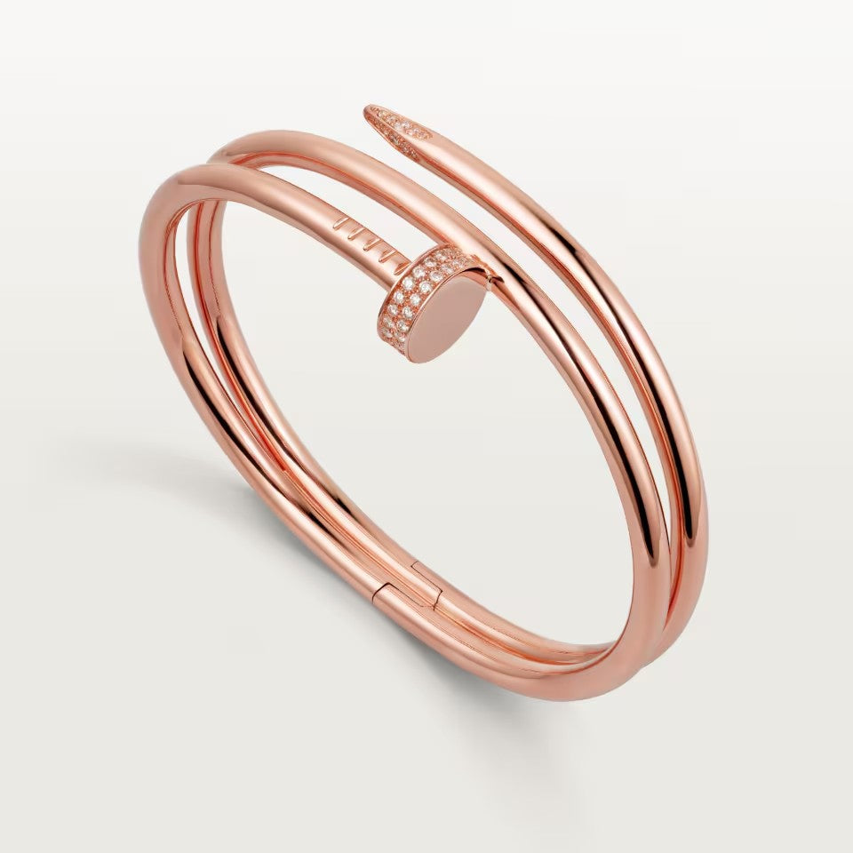 [LORA] JUSTE BRACELET 3.5MM DOUBLE ROW DIAMOND