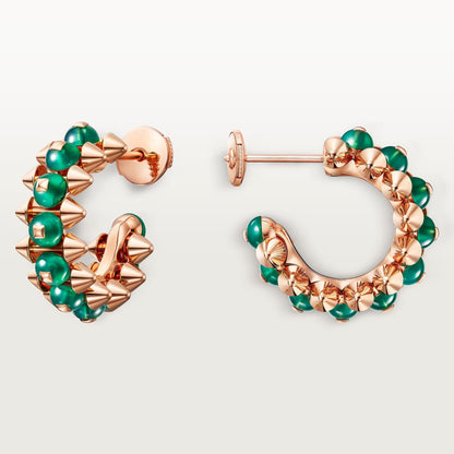 [LORA] CLASH 7.9MM AGATE CHALCEDONY EARRINGS