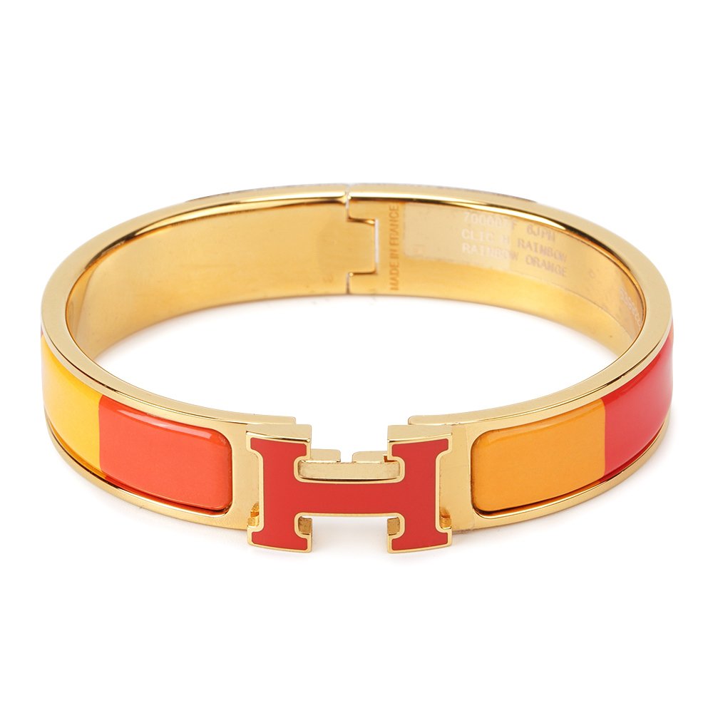 [LORA]H BRACELET ORANGE RAINBOW CERAMIC