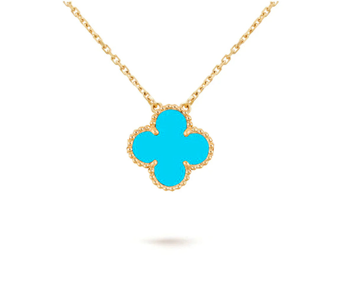 [Lora]CLOVER 15MM SINGLE FLOWER NECKLACE COLLECTION