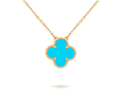 [Lora]CLOVER 15MM SINGLE FLOWER NECKLACE COLLECTION