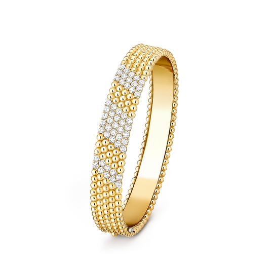 [LORA]  FIVE-ROW DIAMOND BRACELET