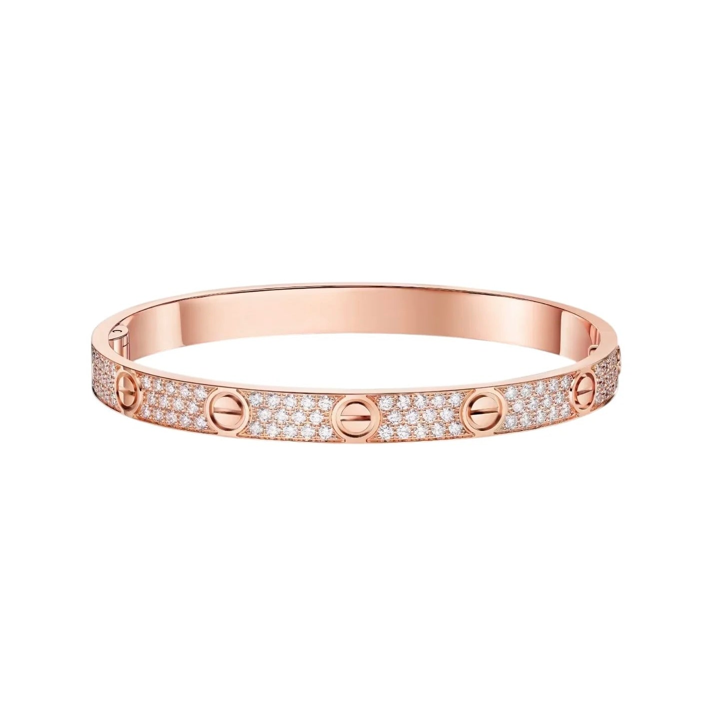 [LORA] LOVE BRACELET 6.1MM DIAMOND-PAVED