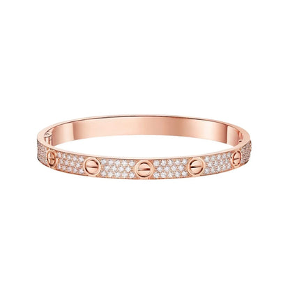 [LORA] LOVE BRACELET 6.1MM DIAMOND-PAVED