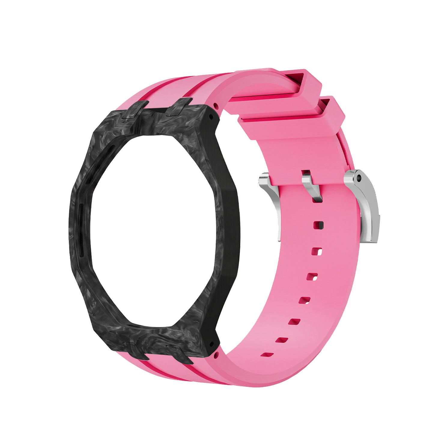 Royal Oak Pop Exclusive Carbon‑fiber Case & Silicone Strap