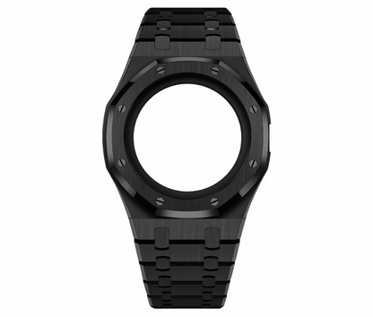 Strap For Ap Swatch Royal Oak Pop Exclusive Steel Case & Strap Full‑wrap Embedded Watch Band
