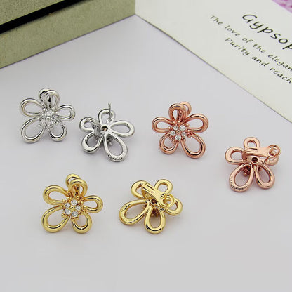 [LORA] FLOWERLACE EARRING 5 DIAMONDS