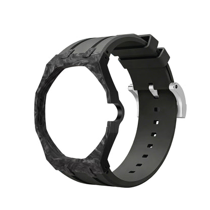 Royal Oak Pop Exclusive Carbon‑fiber Case & Silicone Strap
