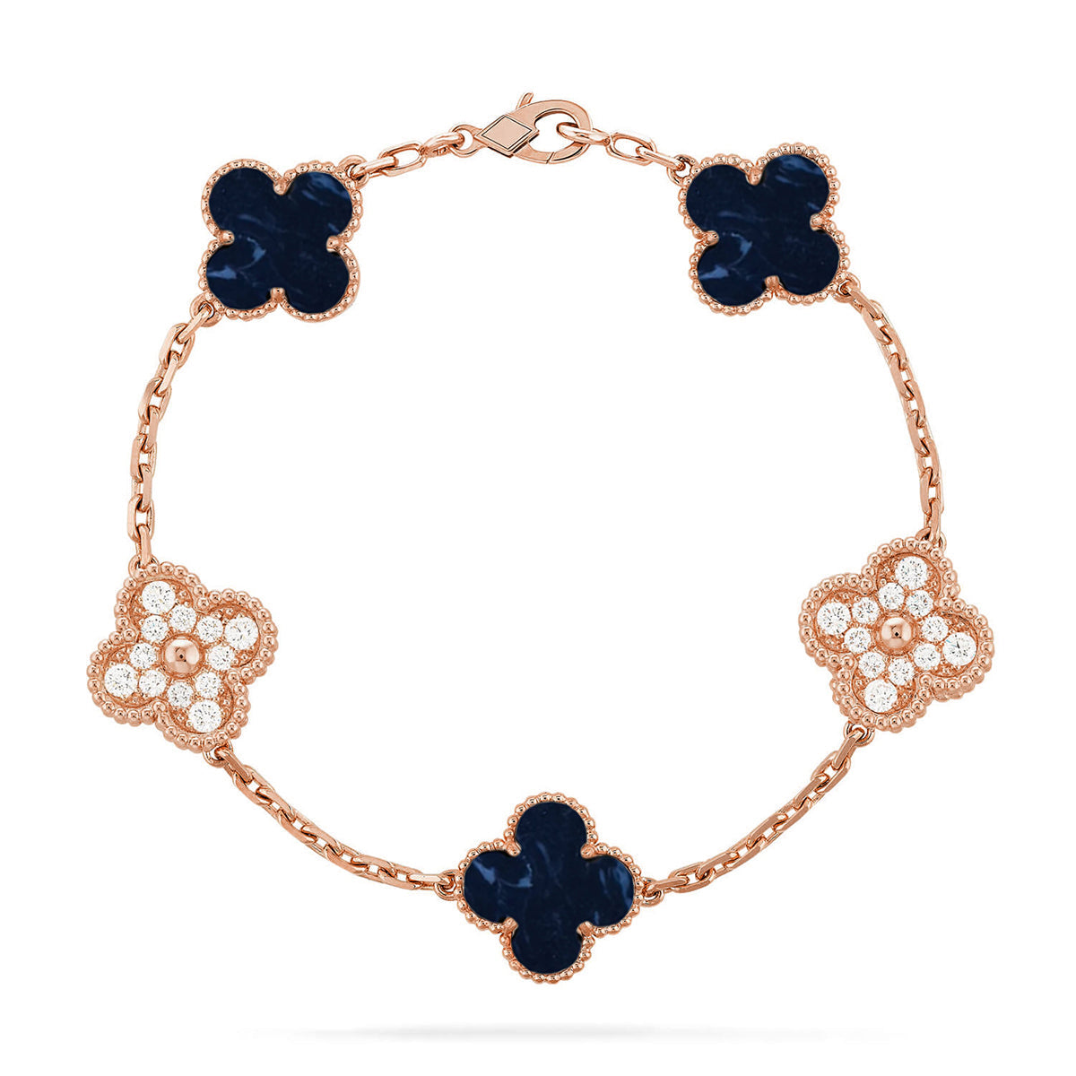 [Lora]CLOVER 5 MOTIF PIETERSITE BRACELET COLLECTION