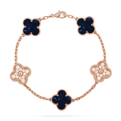 [Lora]CLOVER 5 MOTIF PIETERSITE BRACELET COLLECTION
