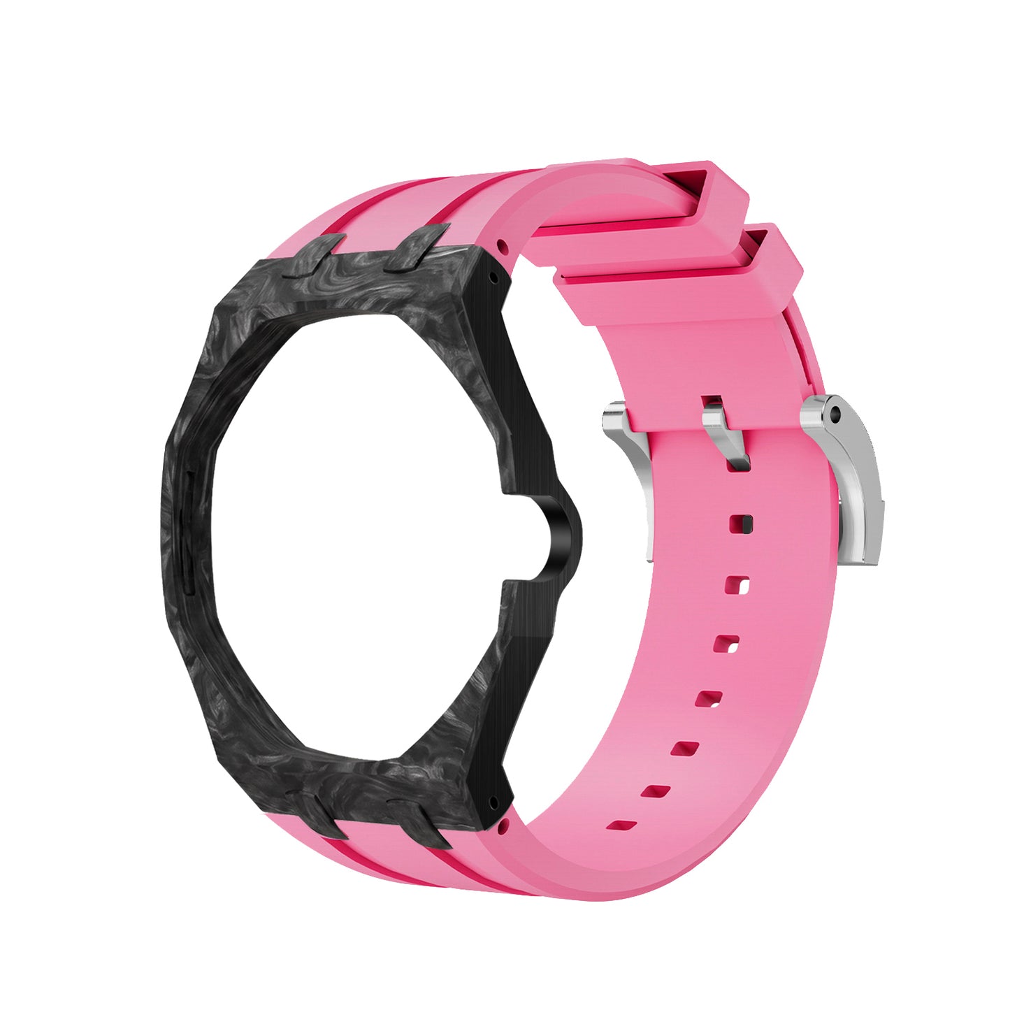 Royal Oak Pop Exclusive Carbon‑fiber Case & Silicone Strap