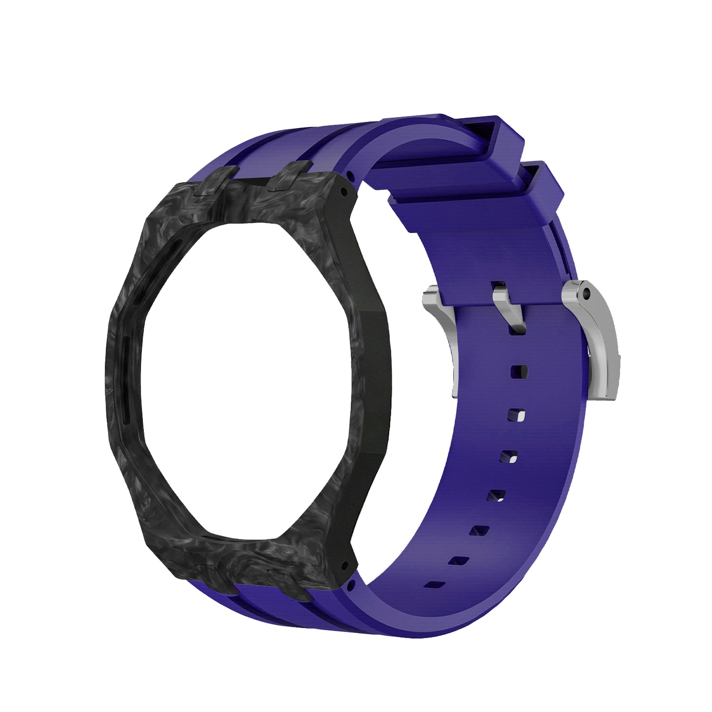 Royal Oak Pop Exclusive Carbon‑fiber Case & Silicone Strap