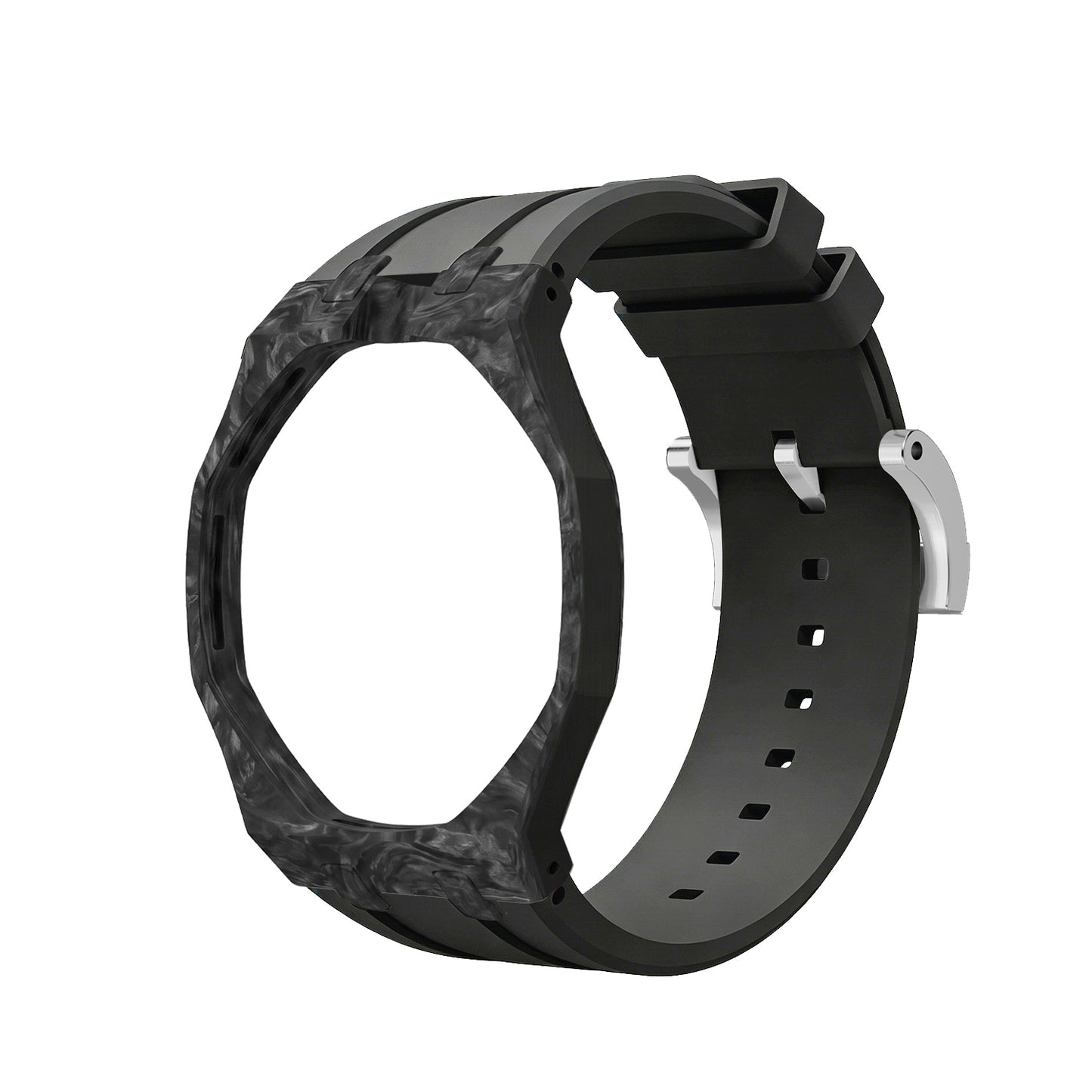 Royal Oak Pop Exclusive Carbon‑fiber Case & Silicone Strap