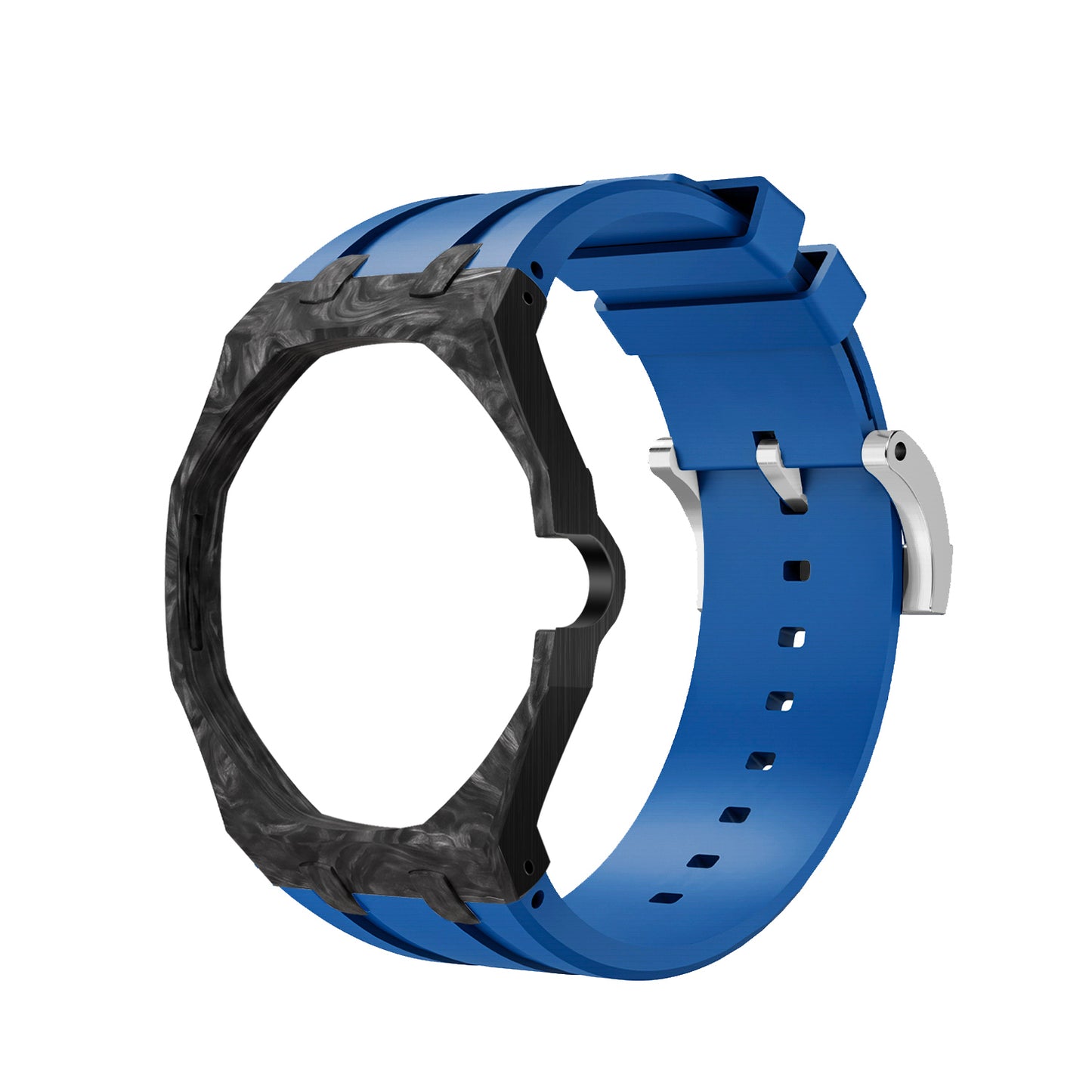 Royal Oak Pop Exclusive Carbon‑fiber Case & Silicone Strap